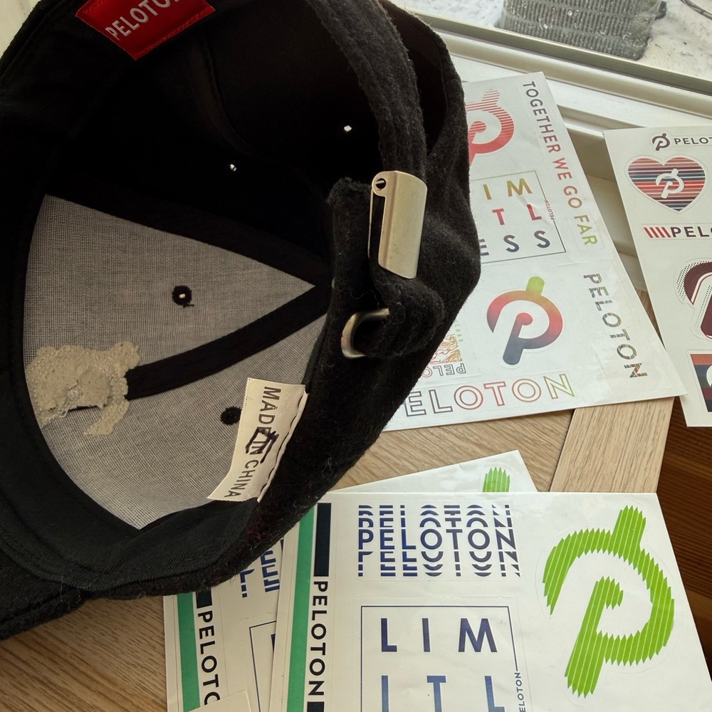Peloton Baseball Cap & Stickers - Picture 6 of 6